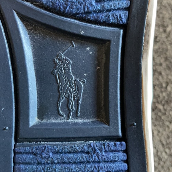 Poli Ralph Lauren men’s size 12 D so Gorgeous Navy Blue Shoe - Picture 11 of 15